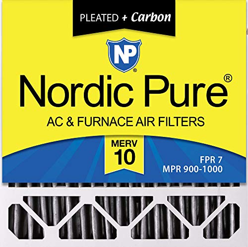 80% Off Discount Nordic Pure 20x20x5 MERV 10 Plus Carbon Honeywell/Lennox Replacement AC Furnace Air Filters 2 Pack