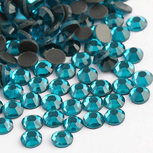 Image of beadsland Crystal Hotfix Rhinestone,Machine Cut Stone 1440pcs /pkg (Indicolite,SS10 /3mm)