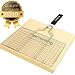 Produktbild YeeTeching Grillkorb Fischbräter, Gemüsekorb Burger Grillwender, Grillrost Grill Fischhalter mit Abnehmbarem Holzgriff aus 430 Edelstahl mit Geschenkbox