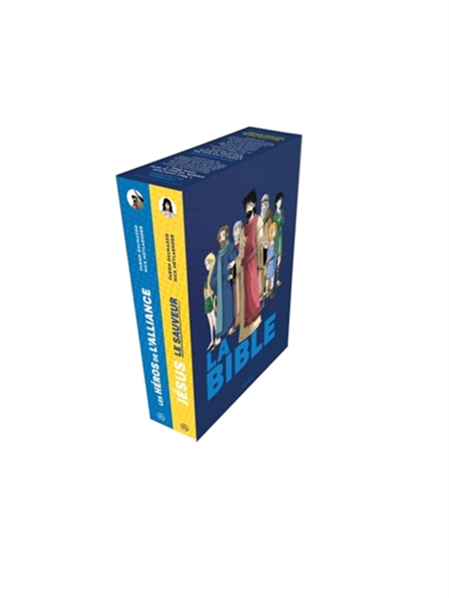 La Bible, le manga – Coffret collector: 2 volumes : Jésus, le sauveur ; Les héros de l'Alliance