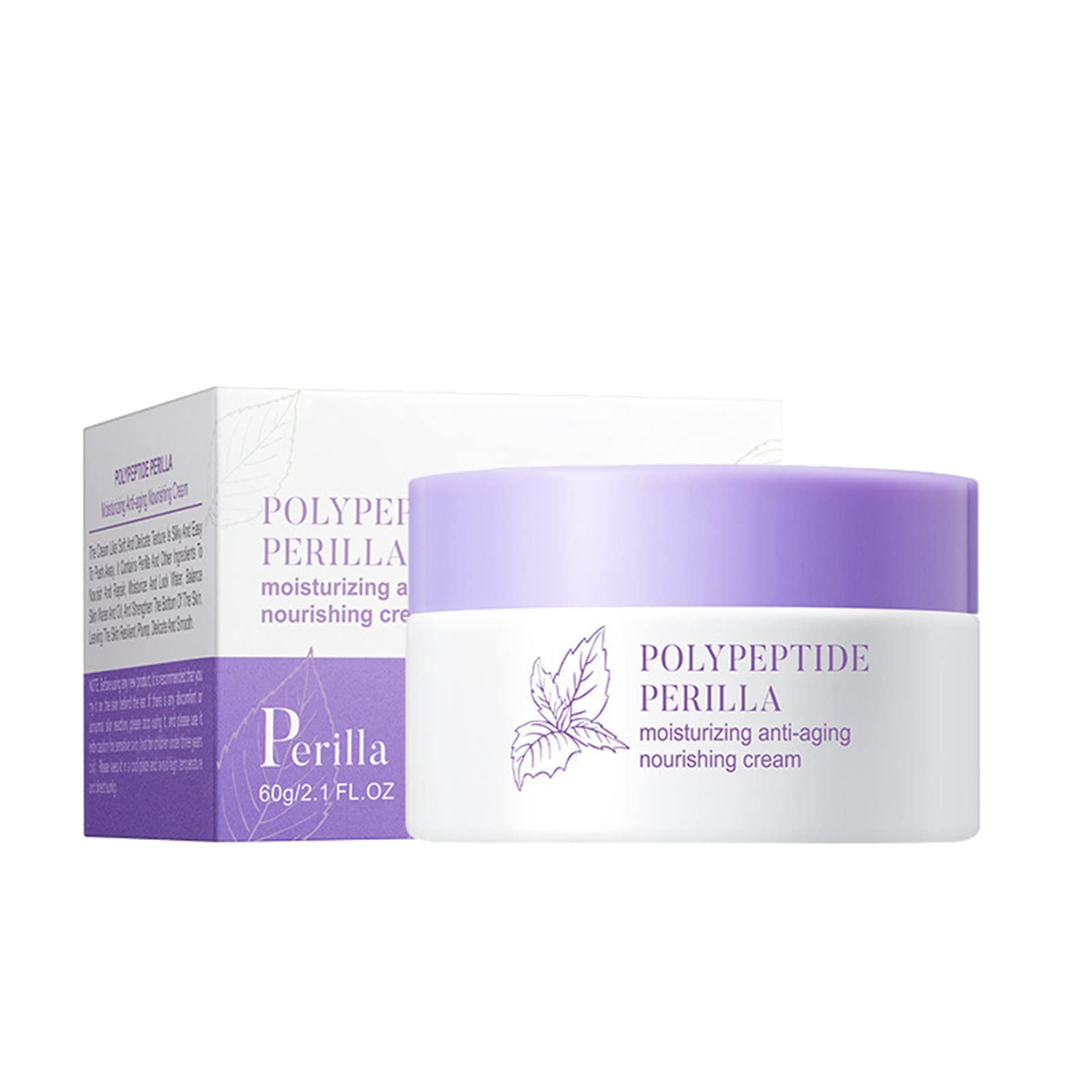 Peptide and Perilla Set Natural and Refreshing Moisturizer Cleanser and 130ml Toner for Gentle and Effective Nighttime for Face