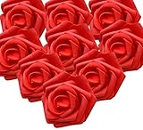 🌹 Die künstlichen Foam Rosen sind langlebendig, nie vertrocknet und leicht zu verwenden, gut gesorgt für Ihr DIY Handwerk und Dekoration.