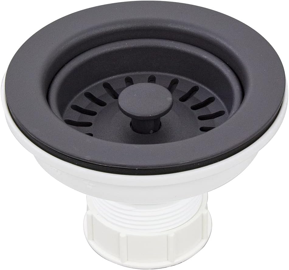 Transolid 2410-17 Plastic Strainer, 3.5-in, Grey