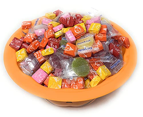 All American Chewy & Jelly Bulk 5.5Lb Assorted Soft Fruity Candy Mix Starburst Original And Sunkist Jelly Belly Orange Strawberry Cherry Lemon Grapefruit Lime Raspberry 400+ Pcs (88 Oz) #TOP2