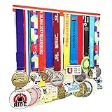 Lapetale Fashion Race Medal Hanger bib Display Holder for Runner,Gymnastics,Soccer,Trophy Shelf...