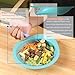 Ehucon Adaptive Utensils Scoop Weighted Plate,Spill-proof Bowls with Extra Wall for Elderly,Non-slip Disabled Products for Adults/Handicapped/Arthritis/Hand Tremors to Self-feeding-Pack of 1,Bowl
