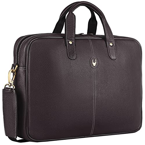 Image of WildHorn Leather Laptop Messenger Bag for Laptop /MacBook up to 15 inch| Padded Laptop Compartment |Office Bag I 365 Days Warranty