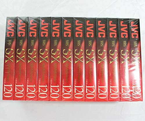 Exclusive Special JVC High Performance 120 SX 6 hours [EP mode] Recordable VHS Tape (12 Pack)