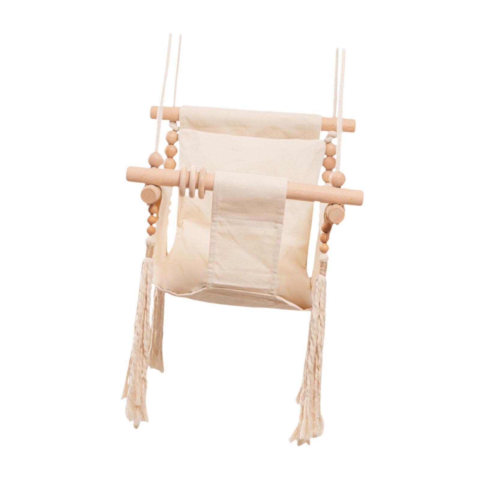 Columpio de para Madera para bebés y niños pequeños, Ideal para Interiores y Exteriores. Seguridad y Comodidad.