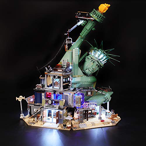 BRIKSMAX Led Beleuchtungsset für Lego Apocalypseburg, Kompatibel Mit Lego 70840 Bausteinen Modell - Ohne Lego Set