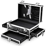 【Multifunktional】Der Kosmetik Organizer ist mit einem angenehmen Griff ausgestattet, der sich das Transportieren auf Kurz- oder Dienstreisen erleichtert. Außerdem ist er das perfekte Geschenk für Ihre Tochter, Schwester, Freundin oder auch für sich selbst. Jeder braucht einen Kosmetikkoffer, der zu einem passt. Und wir bieten Ihnen die beste Wahl