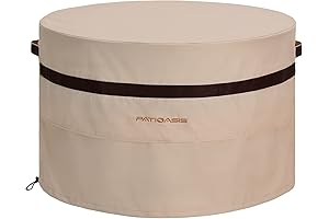 Cozy Round Fire Pit Magic: Elegance in Protection (36 inch)