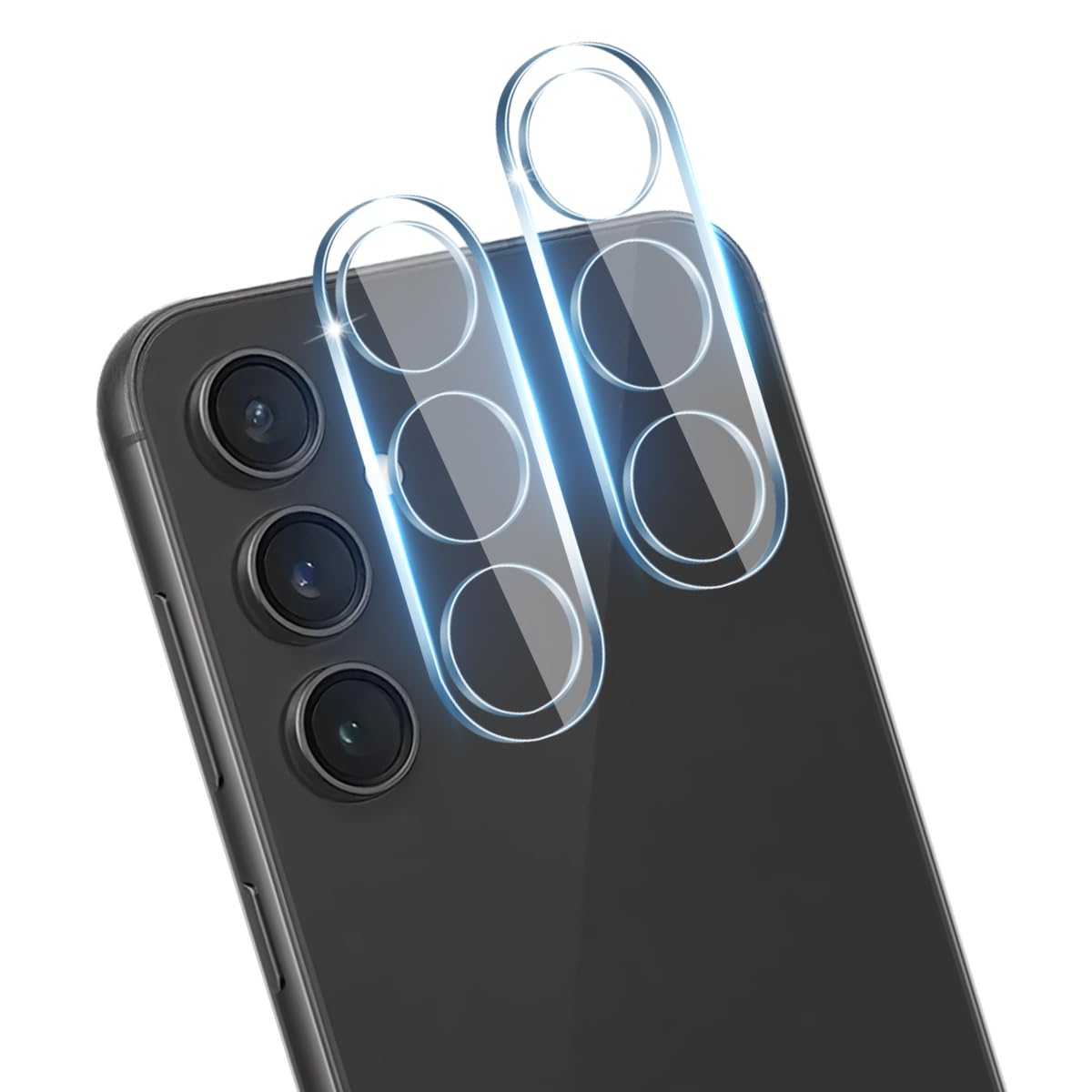 Amazon.co.jp: 【2枚セット】 対応 Galaxy S23 FE カメラフィルム 