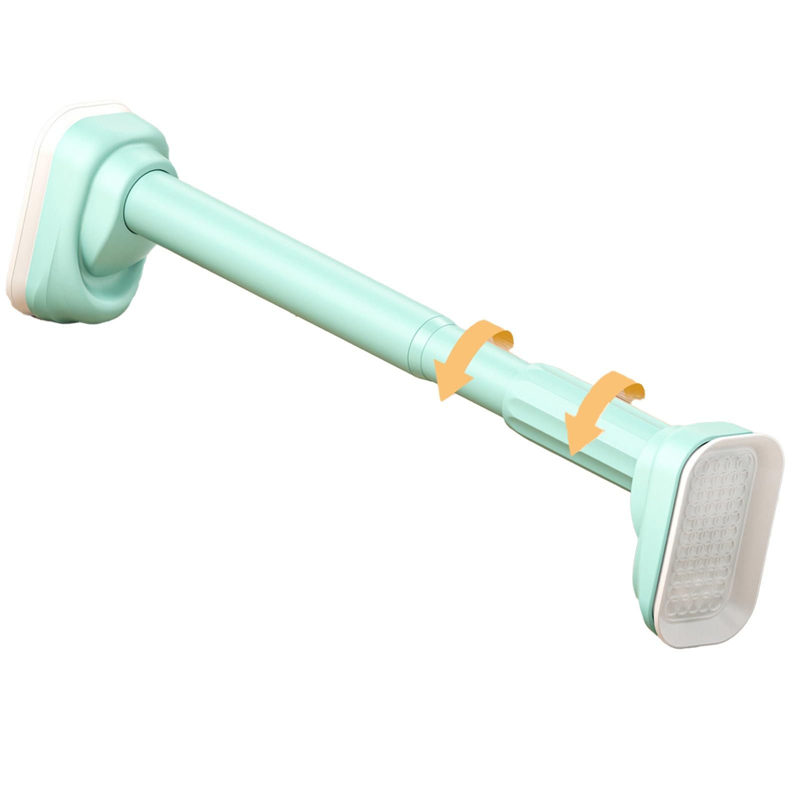 WQPMNYG Adjustable Stainless Steel Tension Rod - No Drill Extendable Shower Curtain Pole, Non-Slip Kitchen Cupboard & Bathroom Window Rail (Green, 360-450cm)