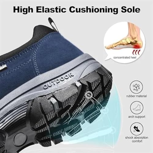 Enjerr Orthopedic Shoes Men, Outdoor Non-Slip Comfy Arch Support Walking Shoes, Comfy Orthopedic Walking Shoes3