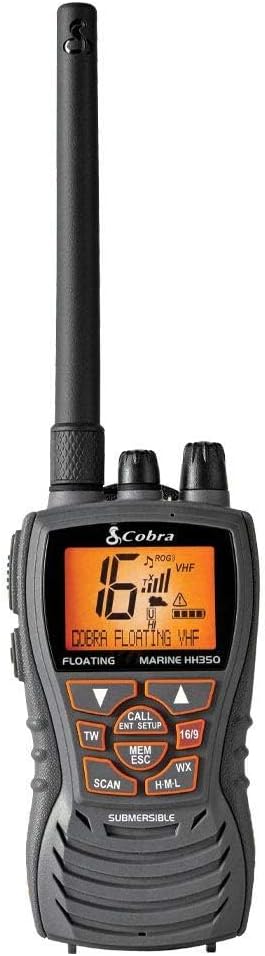 Cobra MR HH350 FLT Handheld Floating VHF Marine Radio - 6 Watt