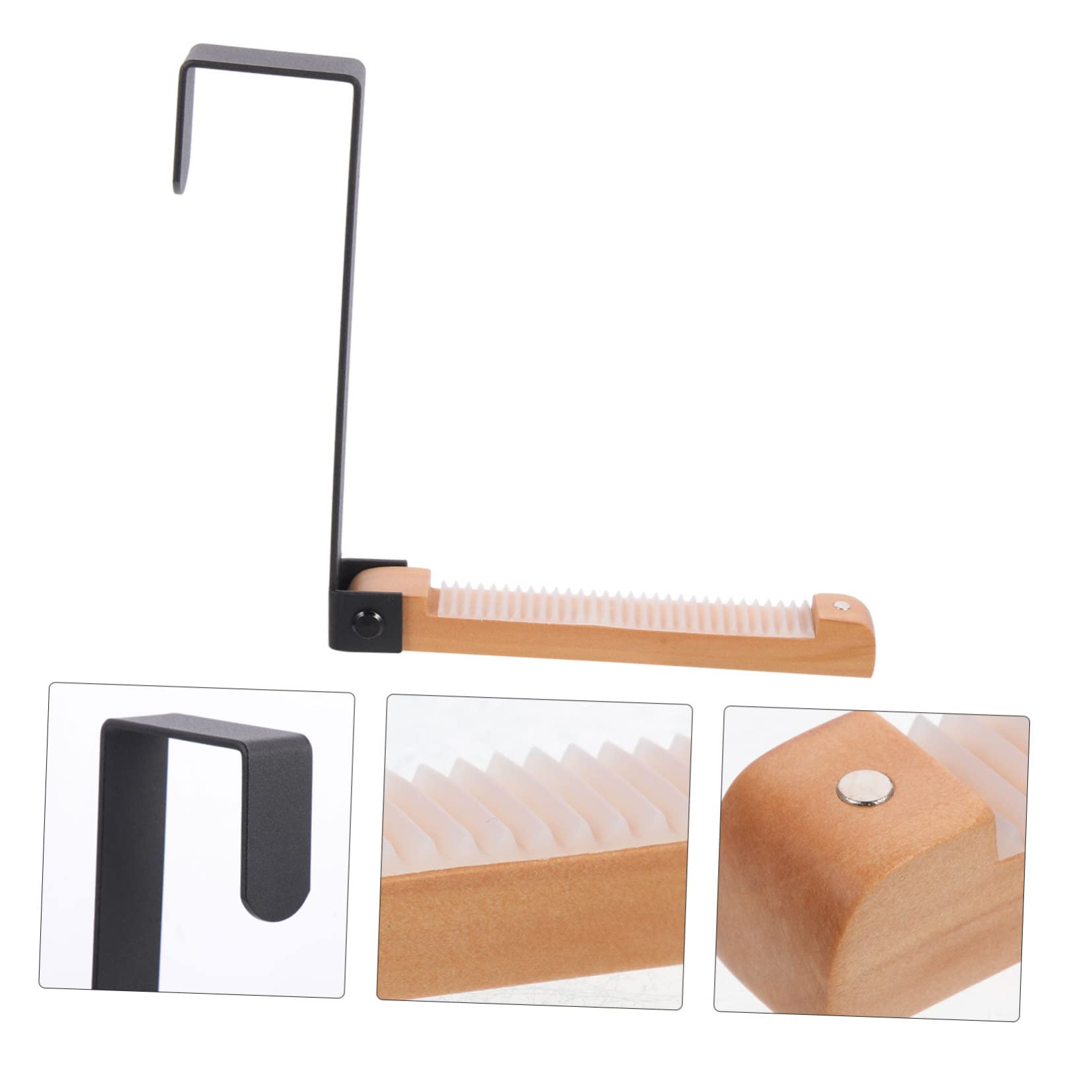 PRETYZOOM Over Door Hook Organizer Nail Coat Hanger for Coats Hats and Bags Space Saving Storage for Bedroom Bathroom Office