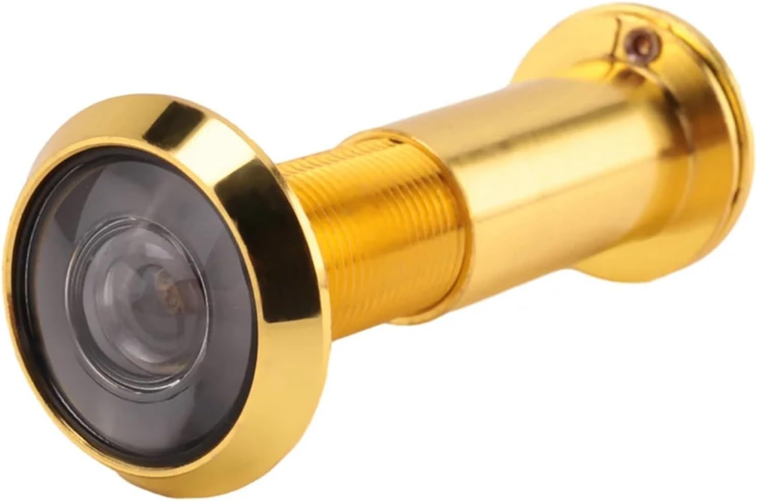 Peep Holes for Door 5pcs B03C-4X 200 Degree Retractable 36-58Mm Security Door Viewer Peephole Peep Hole Spyhole + Cover, Gold