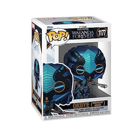 Funko Pop! Marvel: Black Panther: Wakanda Forever - Okoye - (Midnight Angel) - Figura de Vinilo Coleccionable - Idea de Regalo- Mercancia Oficial - Juguetes para Niños y Adultos - Movies Fans