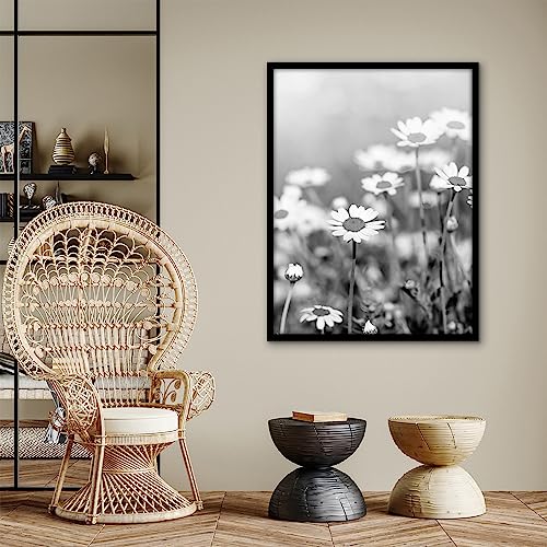 Americanflat 30x40 Picture Frame with Polished Plexiglass - Streamline Collection - Thin Border Picture Frame for Wall Display - Hanging Hardware Included - Black