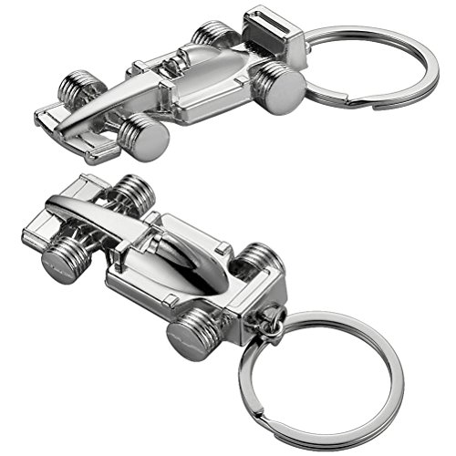 DayCount® Race Car Metal Keychain