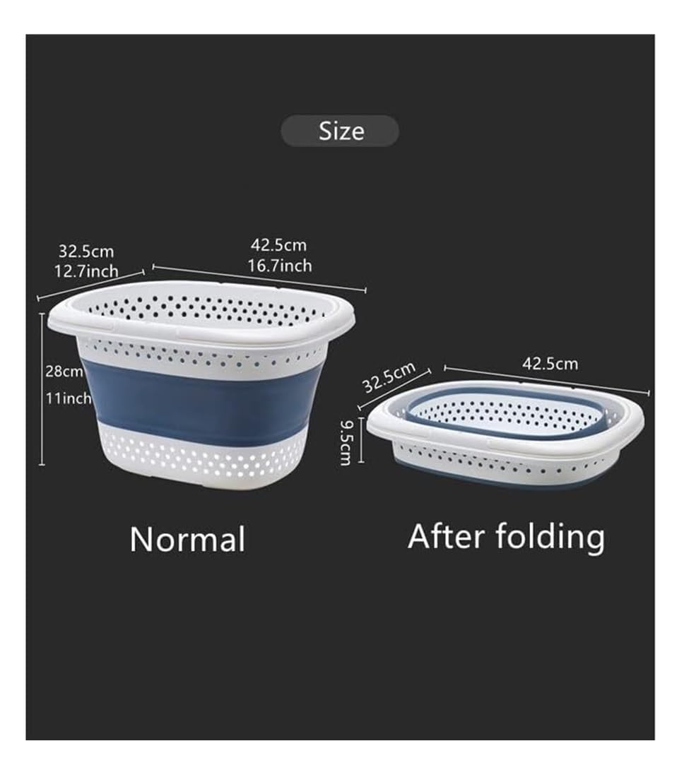 Cesto Ropa Sucia Cesto De Ropa Sucia Plegable, Cesta Almacenamiento para Colgar En La Pared del Baño, Cubo, Caja Sucio Hamper(A)