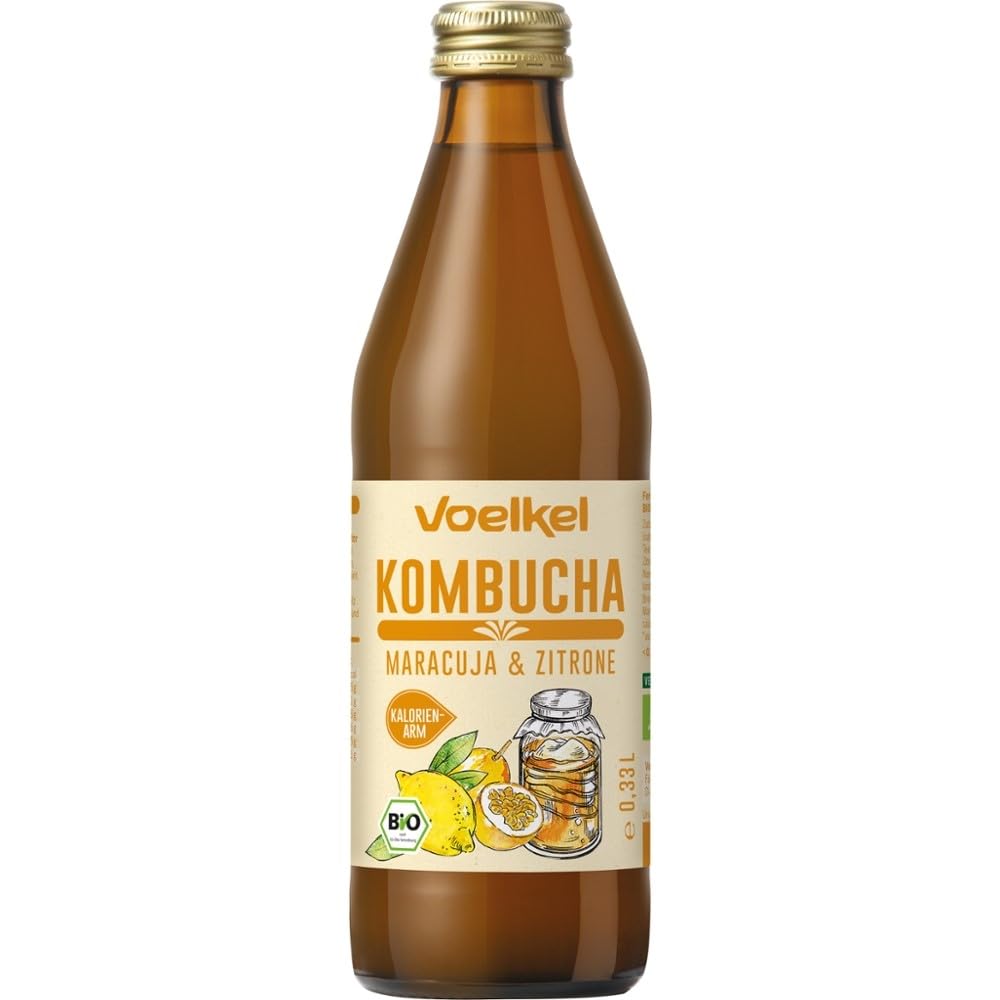 Voelkel BIO Kombucha Maracuja & Zitrone (MEHRWEG) (0.33 l)