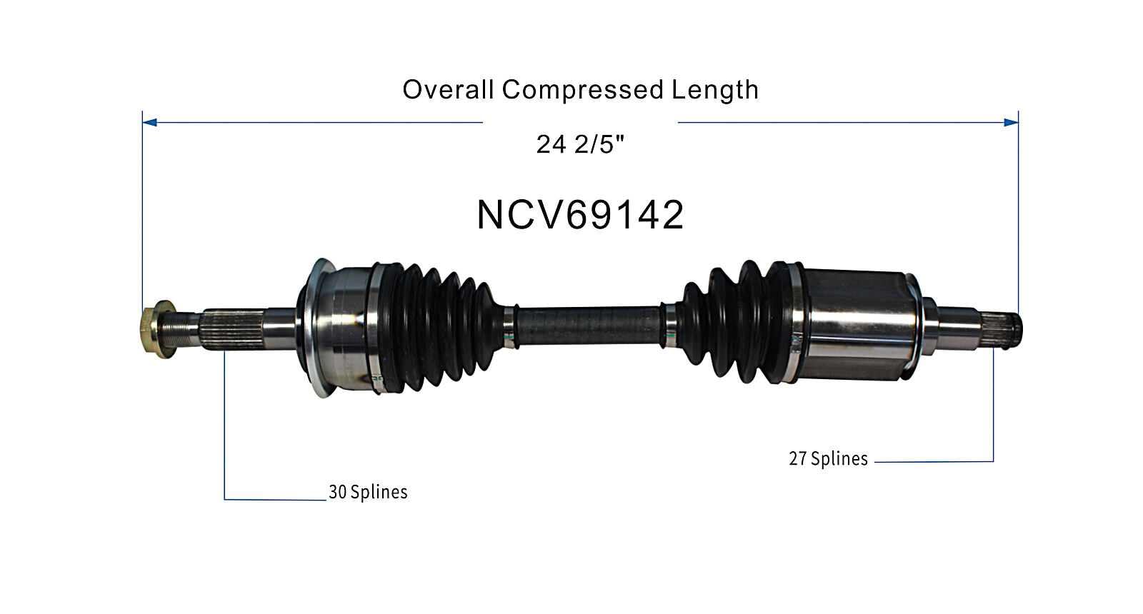 Amazon.com: GSP NCV69142 CV Axle Shaft Assembly - Left or Right