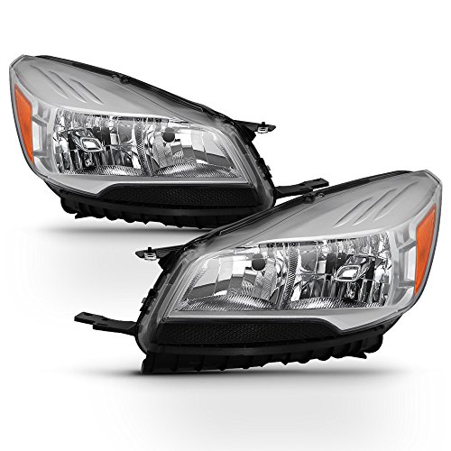 ACANII - For 2013-2016 Ford Escape Headlights Halogen Headlamps Replacement 13-16 Driver + Passenger Side