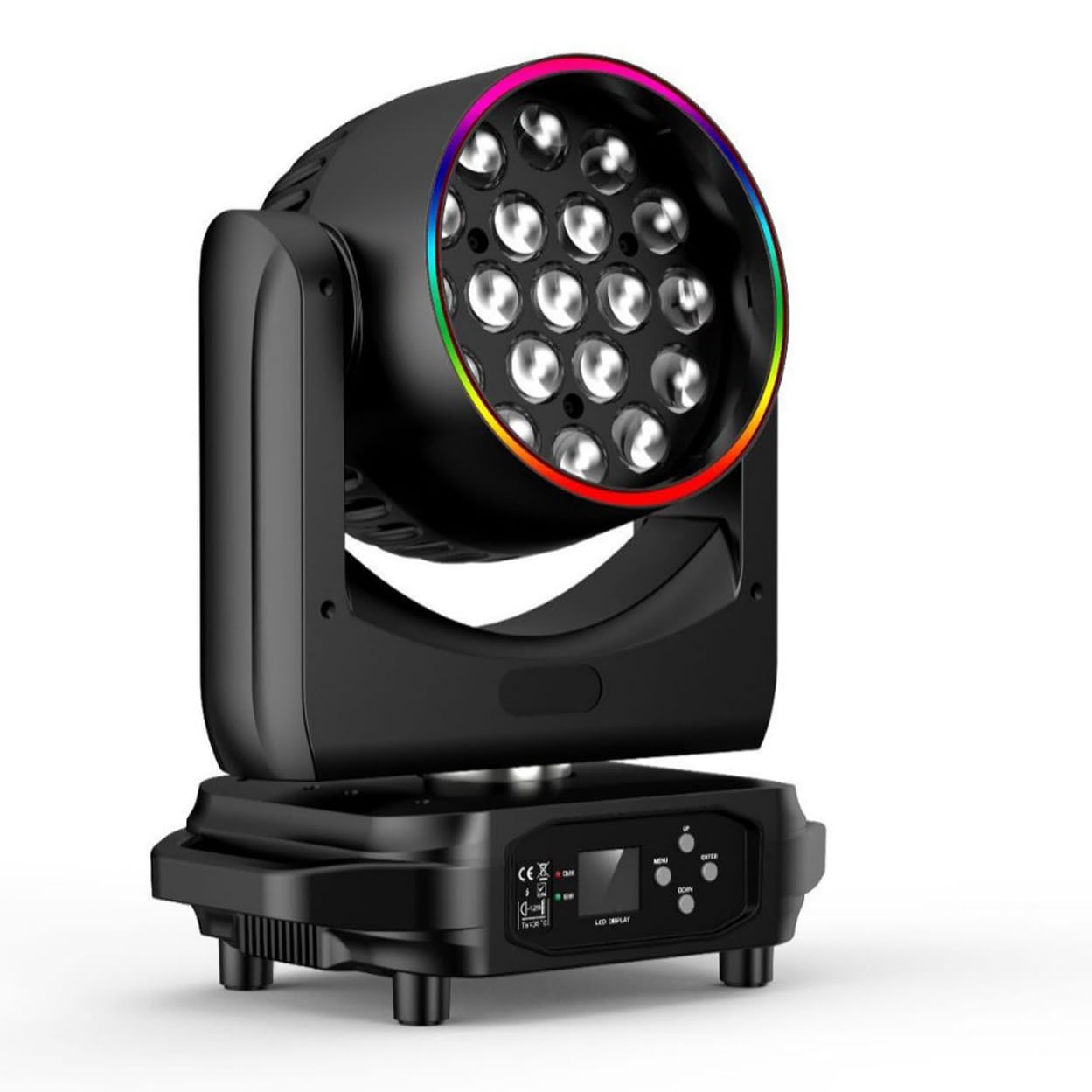 YXFAZPP 19 LED 300W Discos Lights for Parties, Moving Head Light Stage Lights & 4 Control Modes, DJ Lights for Party KTV Wedding Music Festival