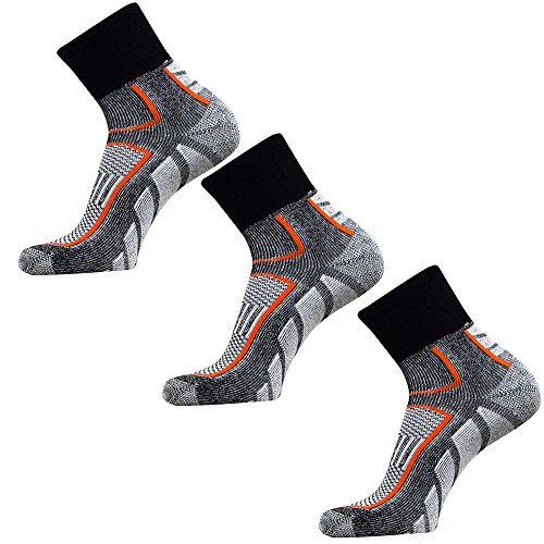 Pure Athlete Running Socks Quarter Length - Lightweight, Thin, Moisture Wicking - Anti-Blister Athletic Sock