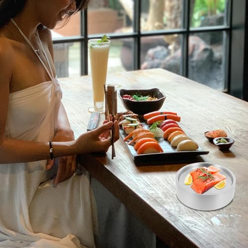 Plato de Sushi de Acero Inoxidable Garneck 22 cm miniatura 6