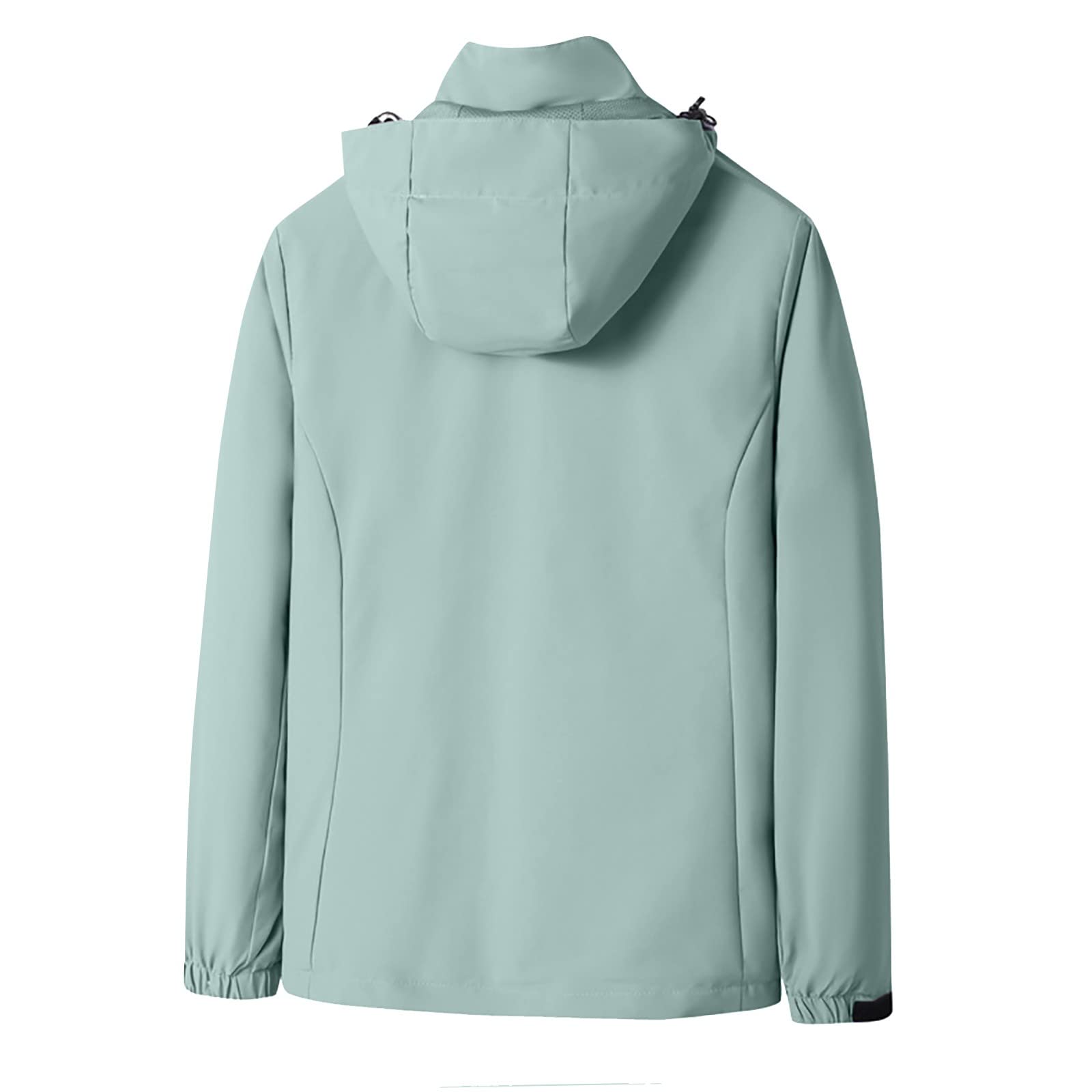 Giacca da Tuta Alpinismo Caldo Antivento in Pile Traspirante Esterno Donna Giubbotto Giardini Trekking Running Pioggia Tecnica Antipioggia Impermeabile Montagna Estiva Lungo A Vento