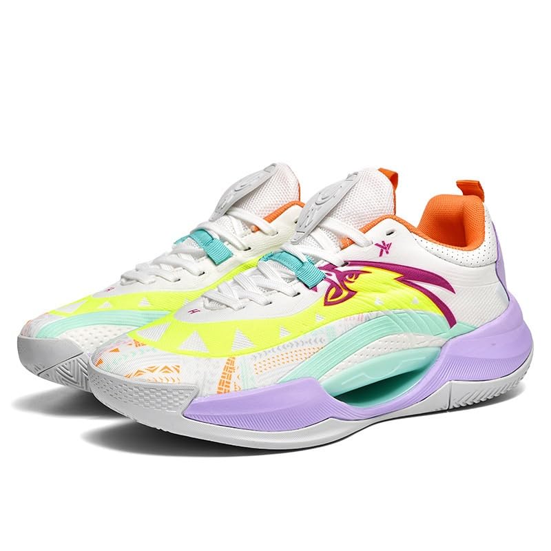 Zapatos de baloncesto transpirables para hombre, estables para entrenar y caminar