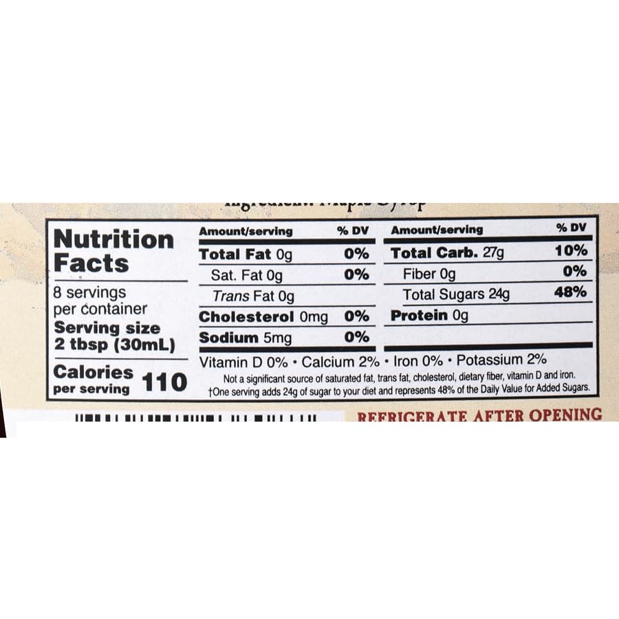Image of Coombs Family Farms Pure Maple Syrup • Grade A Dark Color • Robust Taste • Rich Natural Sweetener for Pancakes, Baking & Cooking, 8 fl oz ℮ 236 ml