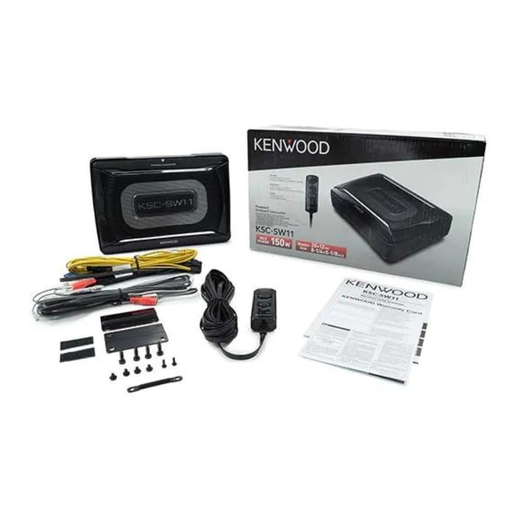 Amazon.com: Kenwood KSC-SW11 Compact Powered Enclosed Subwoofer