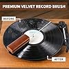 Vinyl Record Cleaner Kit - Complete 5-in-1 Vinyl Records Cleaning Kit Includes Soft Velvet Record Brush, Cleaning Liquid, Anti-Static Nano Fiber Record Cleaning Brush, Cleaning Cloth and Storage Bag #2