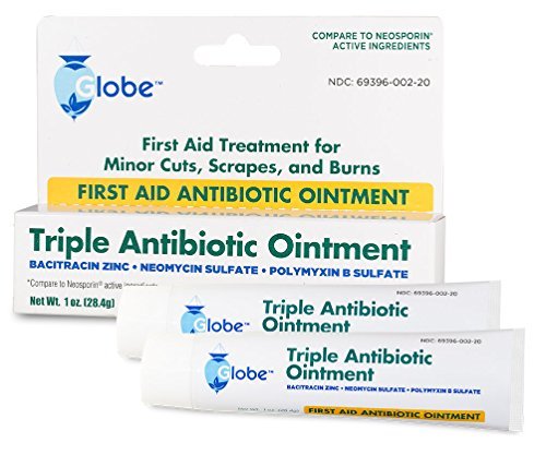 Triple Antibiotic First Aid Ointment, 1 oz. (Compare to Neosporin) 2-Pack