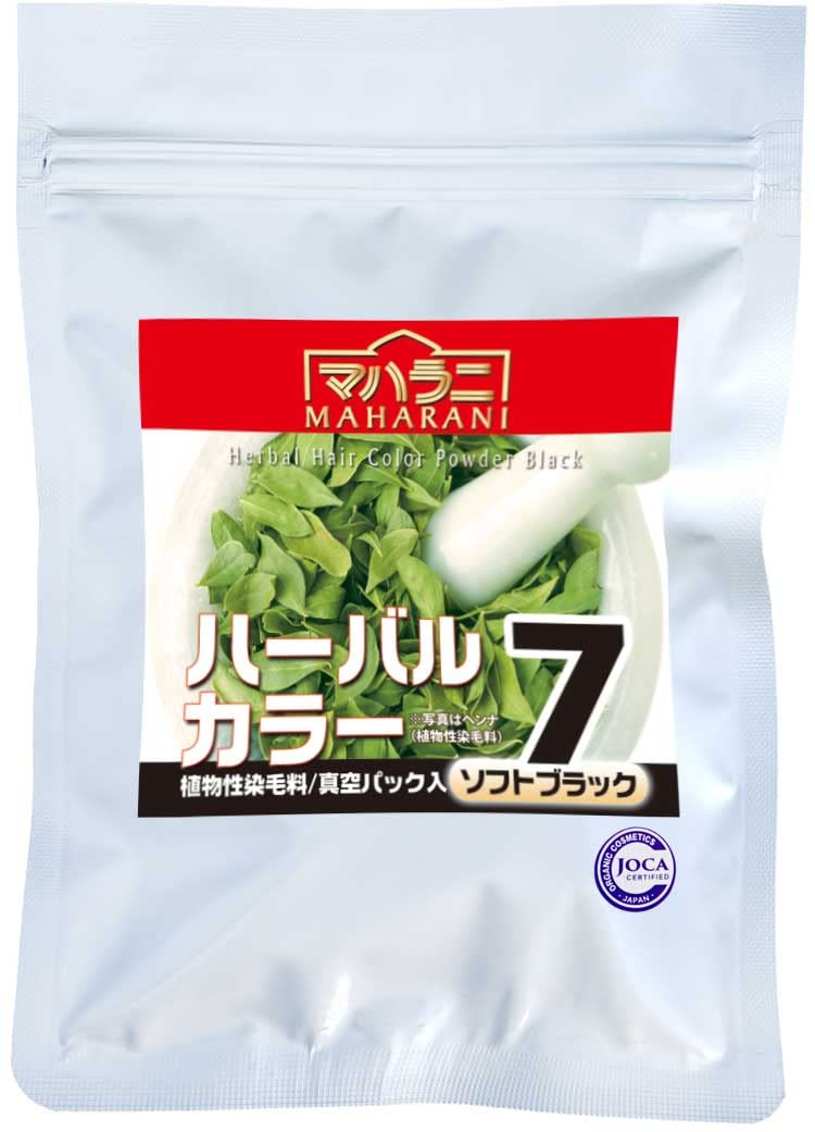 Amazon.co.jp: マハラニ ハーバルカラー 7 ソフトブラック 説明書なし