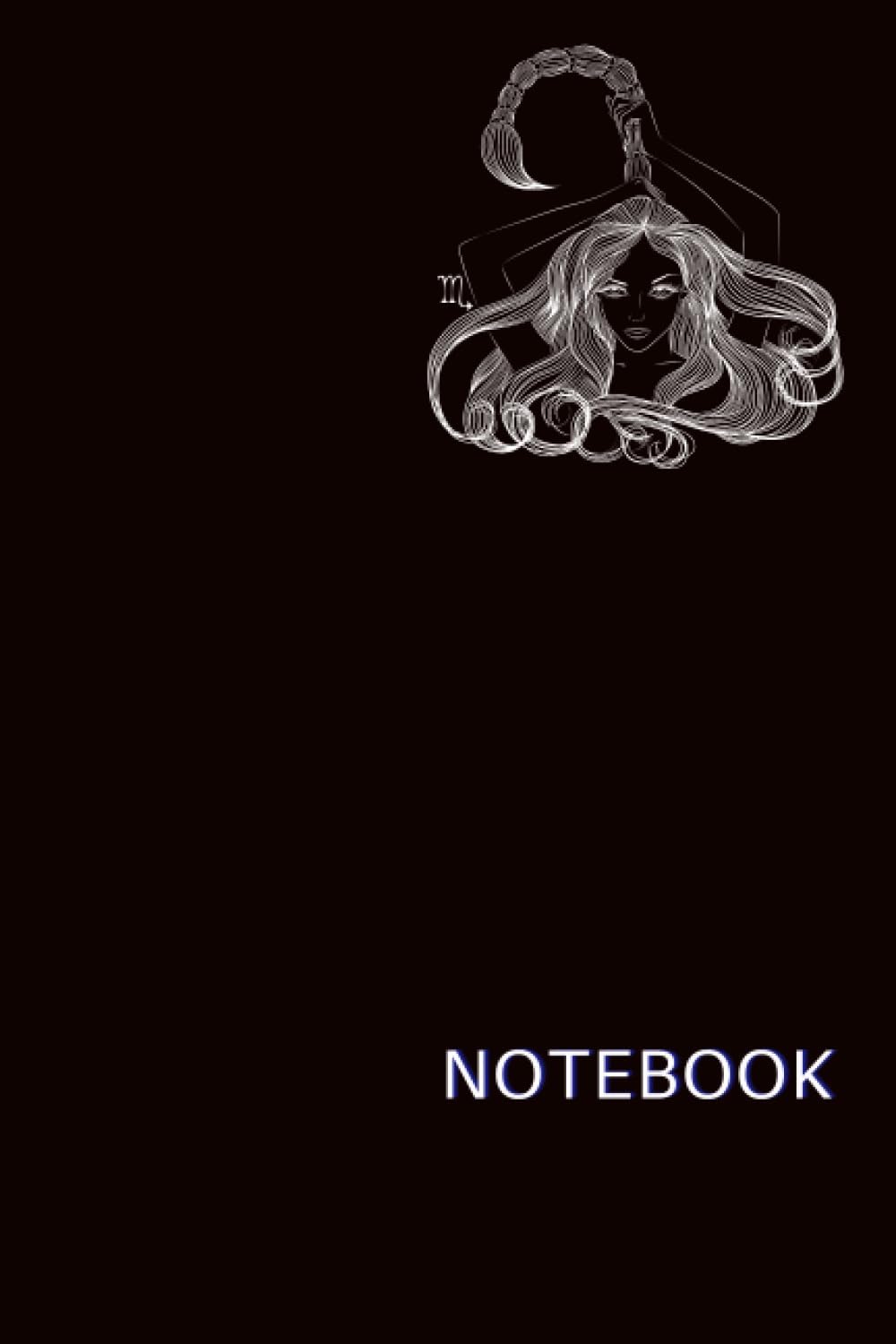 Scorpio Star Sign inspired notebook: Notebook with 120 lined pages / Journal with 120 lined pages / Notepad with 120 lined