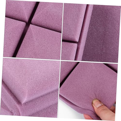 12 piezas de paneles absorbentes de sonido para paredes para estudios de grabación en casa miniatura 4