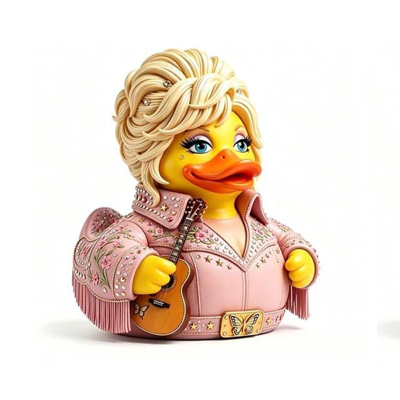 Parton Memorial Duck Dolly Duck Figurine Country Music Tribute Decor