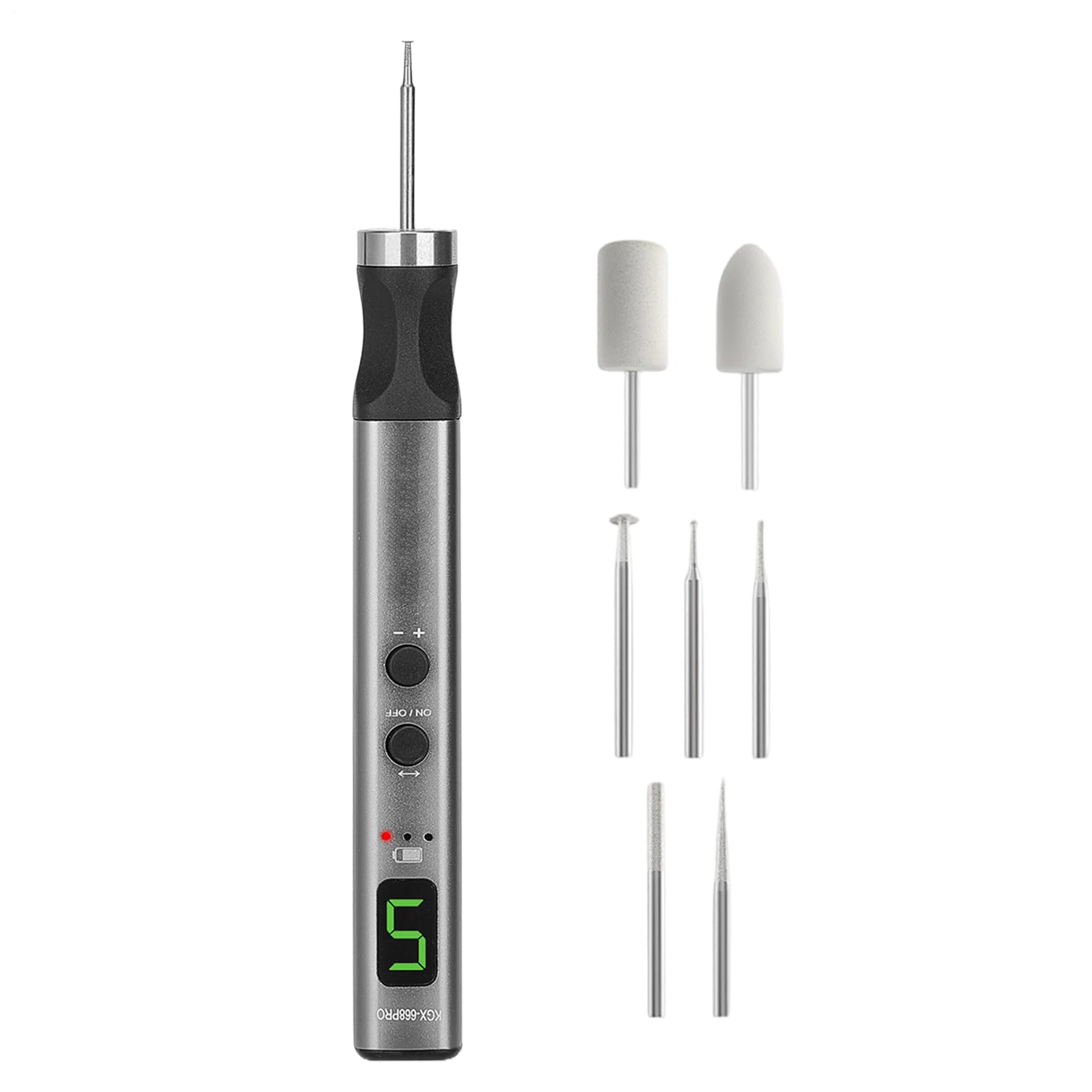 Stylo électrique pour gravure sur métal céramique et polissage ongles