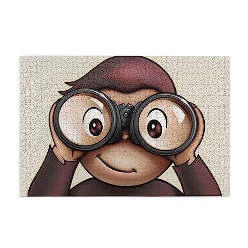 おさるのジョージ ジグソーパズル 1000ピース ギフト プレゼント 誕生日 お祝い (50x75cm)