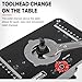 MUWOOD Router Lift, Precision Router Table Lift System, Durable Router Table Insert Plate, Router Lifts for Woodworking for 69mm Diameter Motors