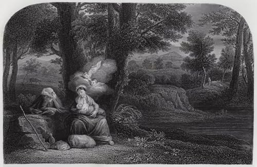 Tableau impressions d'art mural Pier Francesco Mola poster vintage décoration chambre 60x90