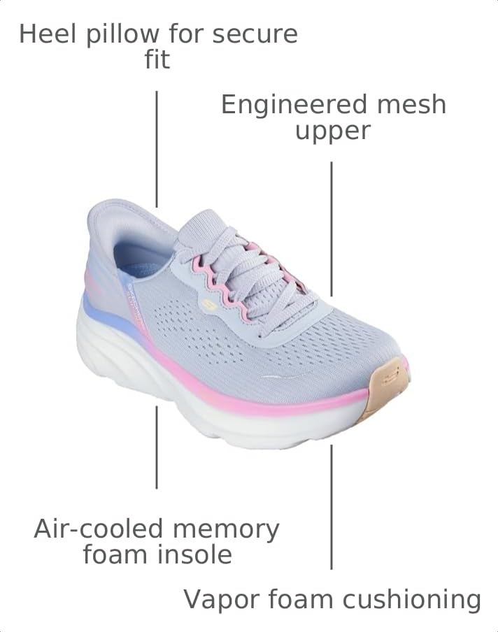 Image of Skechers Women's D'LUX Vapor Hands Free Slip-Ins Sneakers