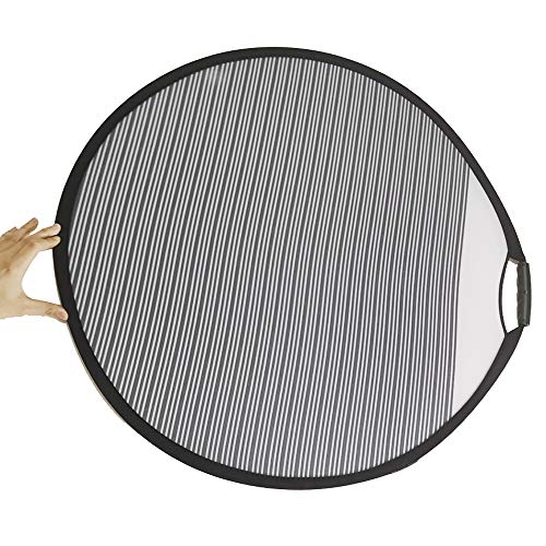 Wangyihan 80CM Striped Reflector Car Line Board Foldable Reflector Board Light Reflector Dent Repair (2)