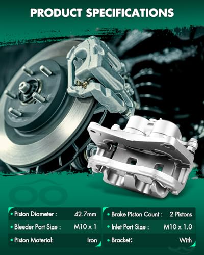 Image of SCITOO 19B3349 19B3348 Front Left & Right Disc Brake Calipers Assembly w /Bracket For Subaru For B9 Tribeca /For Forester /For Legacy /For Outback /For Tribeca /For WRX