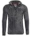 Geographical Norway Upload Men - Pile caldo con zip da uomo - Giacca di felpa invernale morbida e calda da uomo - Morbida fodera a maniche lunghe per il sudore (Grigio_scuro M)